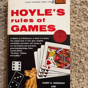 Rules of Games Book - Black, Red, White